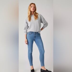 Levi's Women's 711 Medium Wash Skinny Jeans